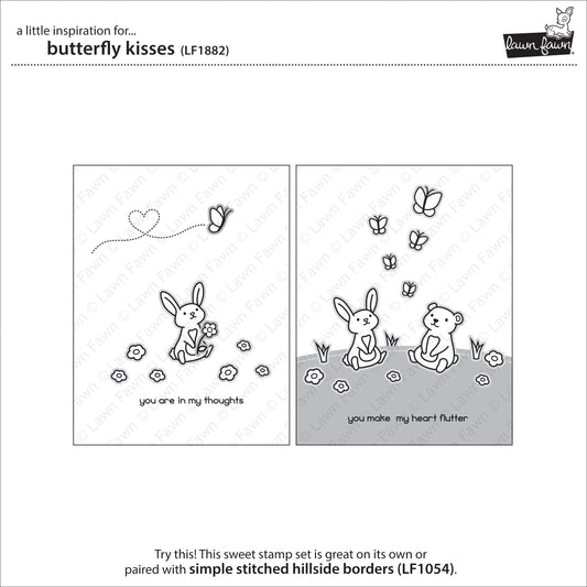 Lawn Fawn - Butterfly Kisses - Clear Stamp 4x6
