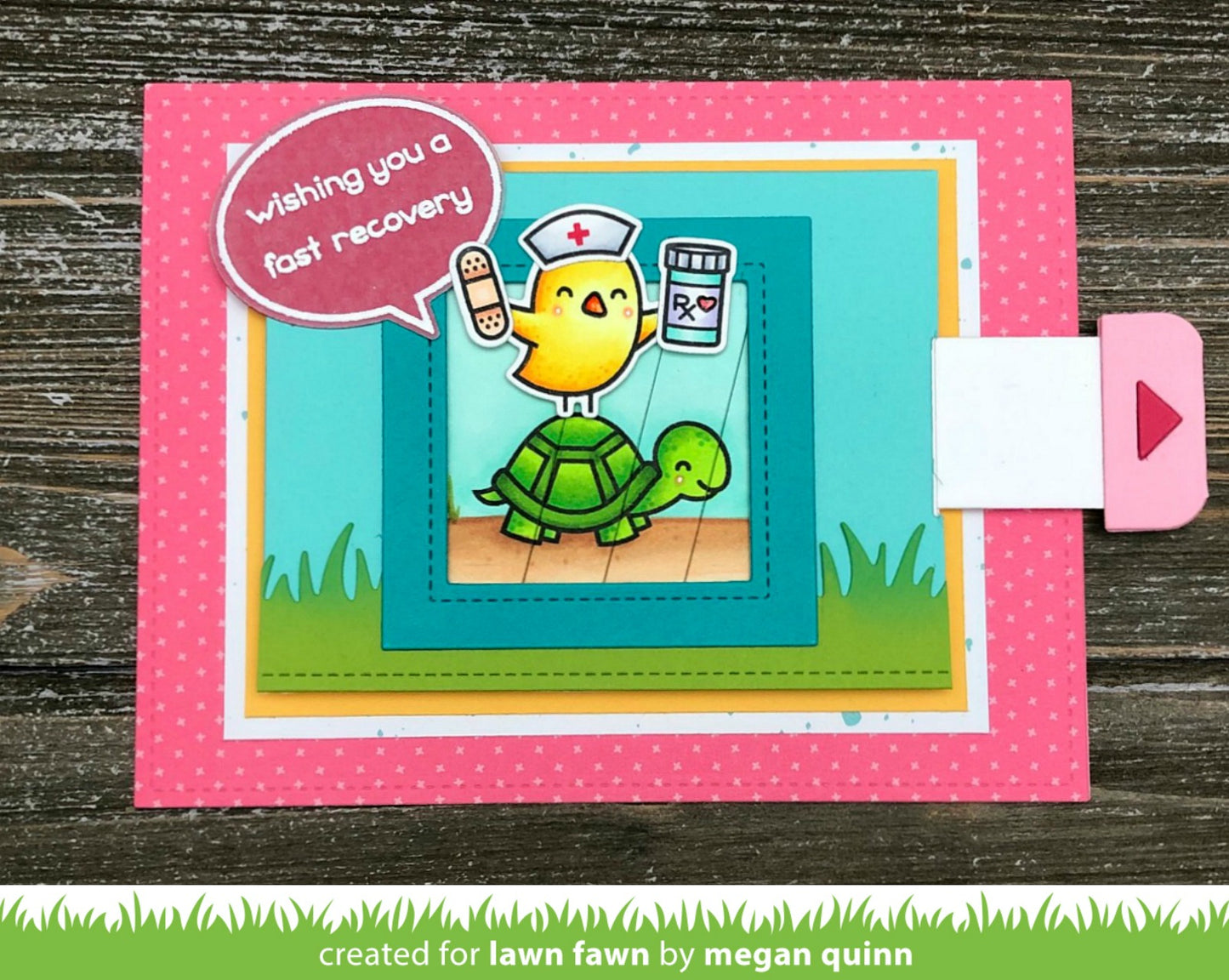 Lawn Fawn - Get Well Before 'n Afters - Clear Stamp 4x6