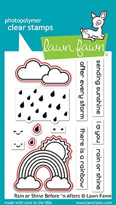 Lawn Fawn - Rain Or Shine Before 'n Afters - Stanze