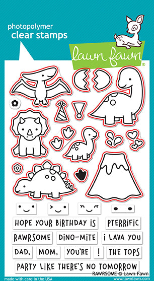 Lawn Fawn - RAWRSOME - Stanze