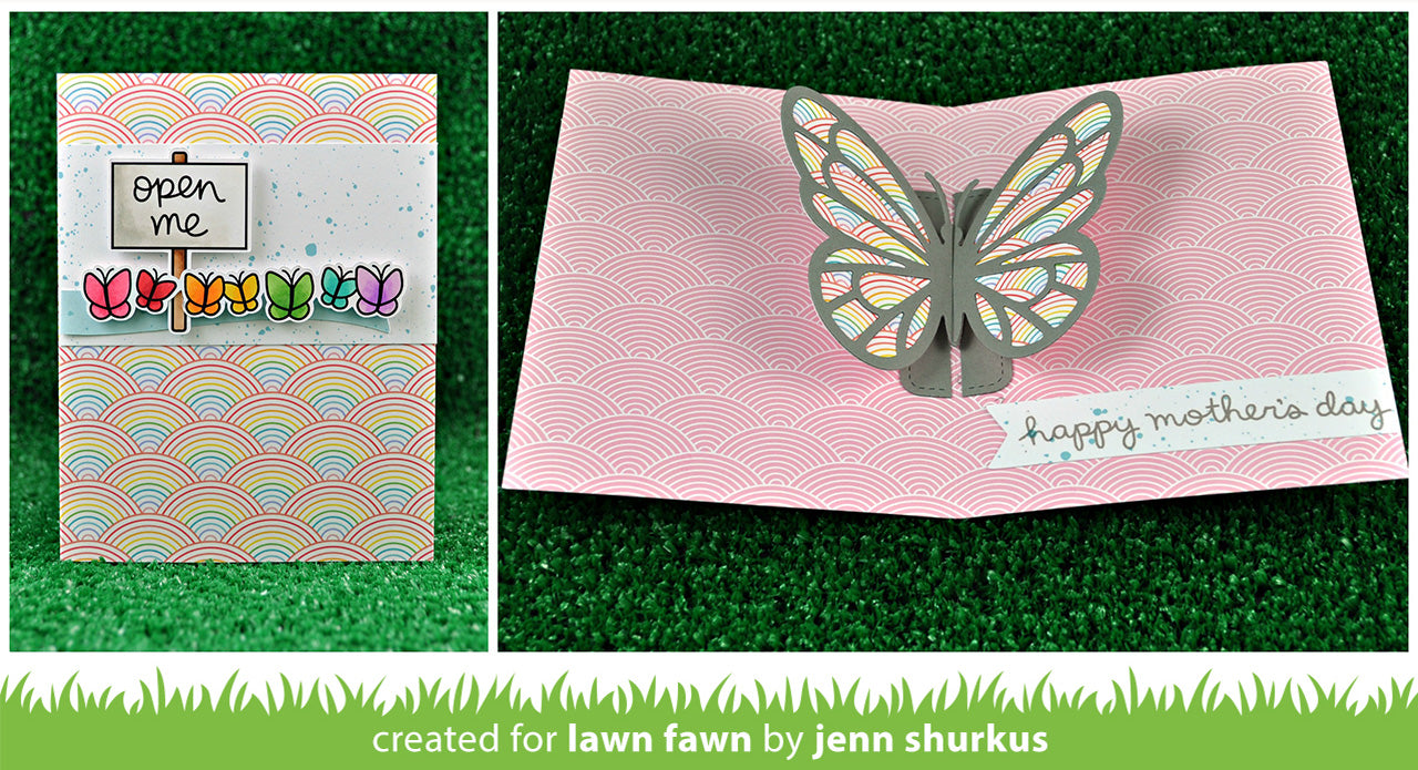 Lawn Fawn - Open Me - Clear Stamp 4x6