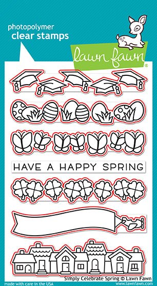 Lawn Fawn - Simply Celebrate Spring - Stanze