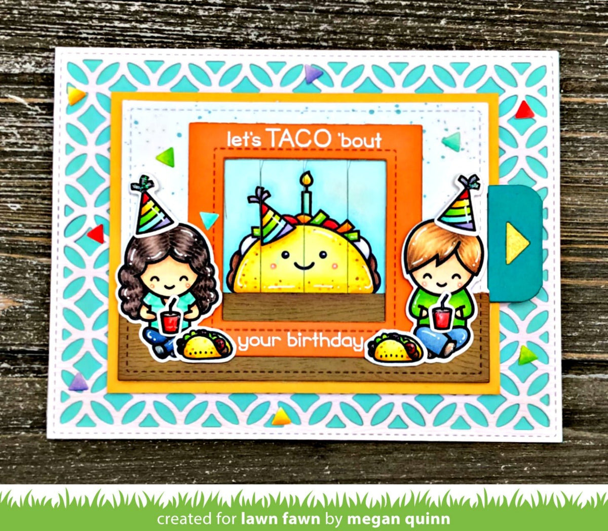 Lawn Fawn - Year Nine - Clear Stamp 2x3
