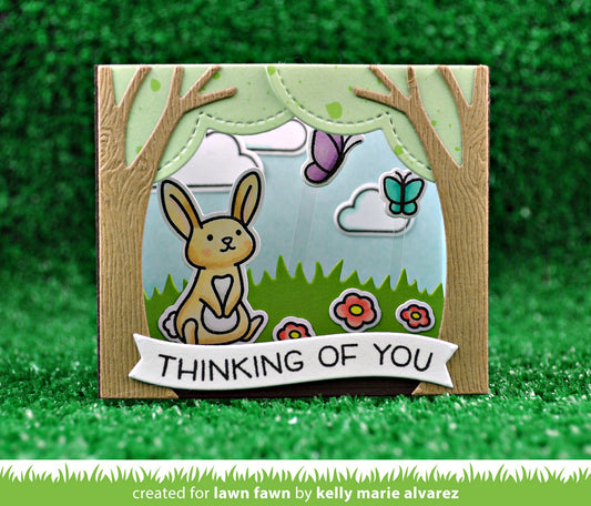 Lawn Fawn - Shadow Box Card Spring Add-On - Stanze
