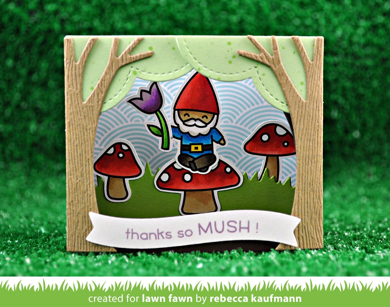 Lawn Fawn - Shadow Box Card Park Add-On - Stanze