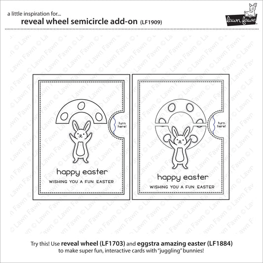 Lawn Fawn - Reveal Wheel Semicircle Add-On - Stanze
