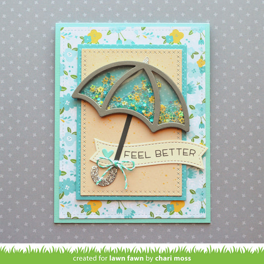 Lawn Fawn - Stitched Umbrella - Stanze