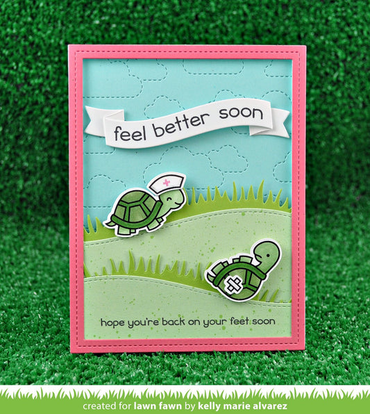 Lawn Fawn - Fancy Wavy Banners - Stanze