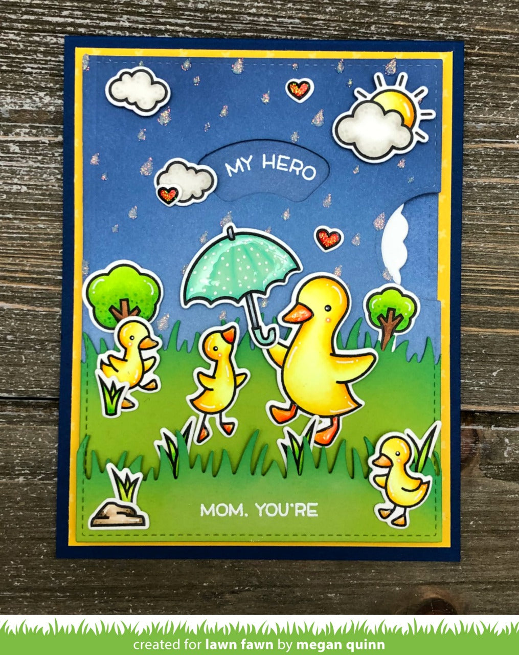 Lawn Fawn - Rainy Backdrop: Landscape - Stanze