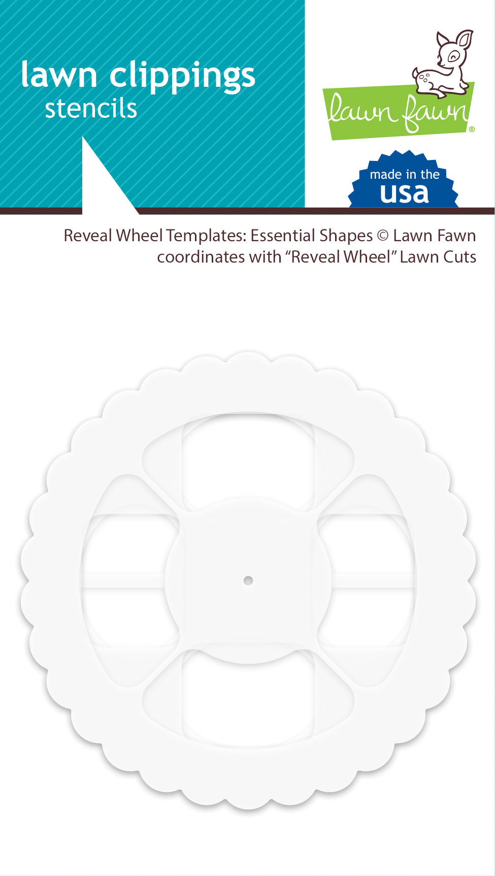 Lawn Fawn - Reveal Wheel Templates: Essential Shapes