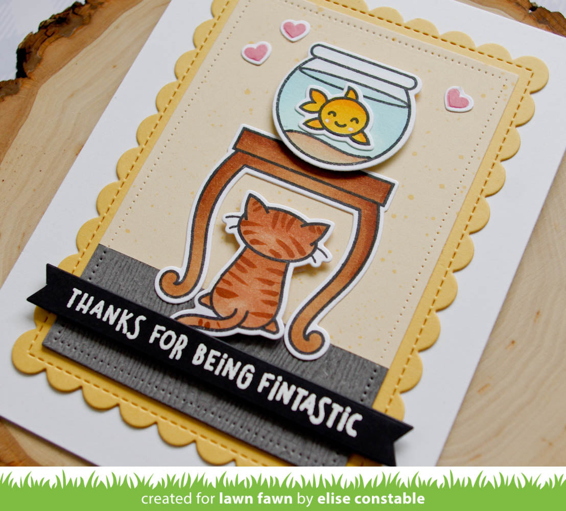 Lawn Fawn - Keep On Swimming - Clear Stamp 4x6