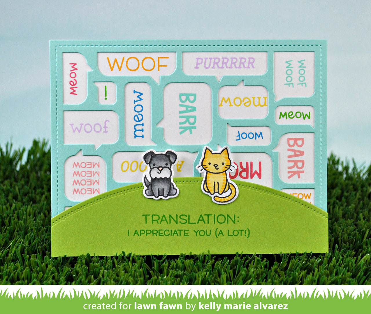 Lawn Fawn - Critter Chatter: Pets - Clear Stamp 4x6
