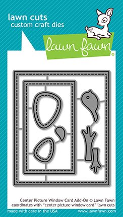 Lawn Fawn - Center Picture Window Card Add-On - Stanze