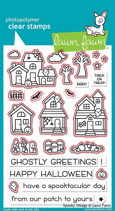 spooky village lawn cuts
