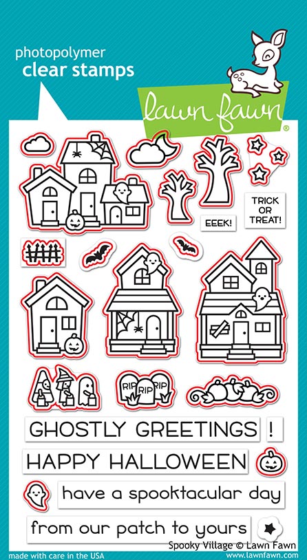 spooky village lawn cuts