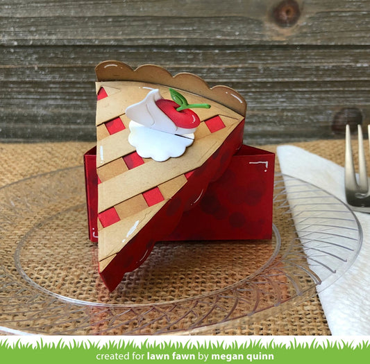cake slice box pie add-on