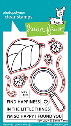 Lawn Fawn - hey lady - Stanzen