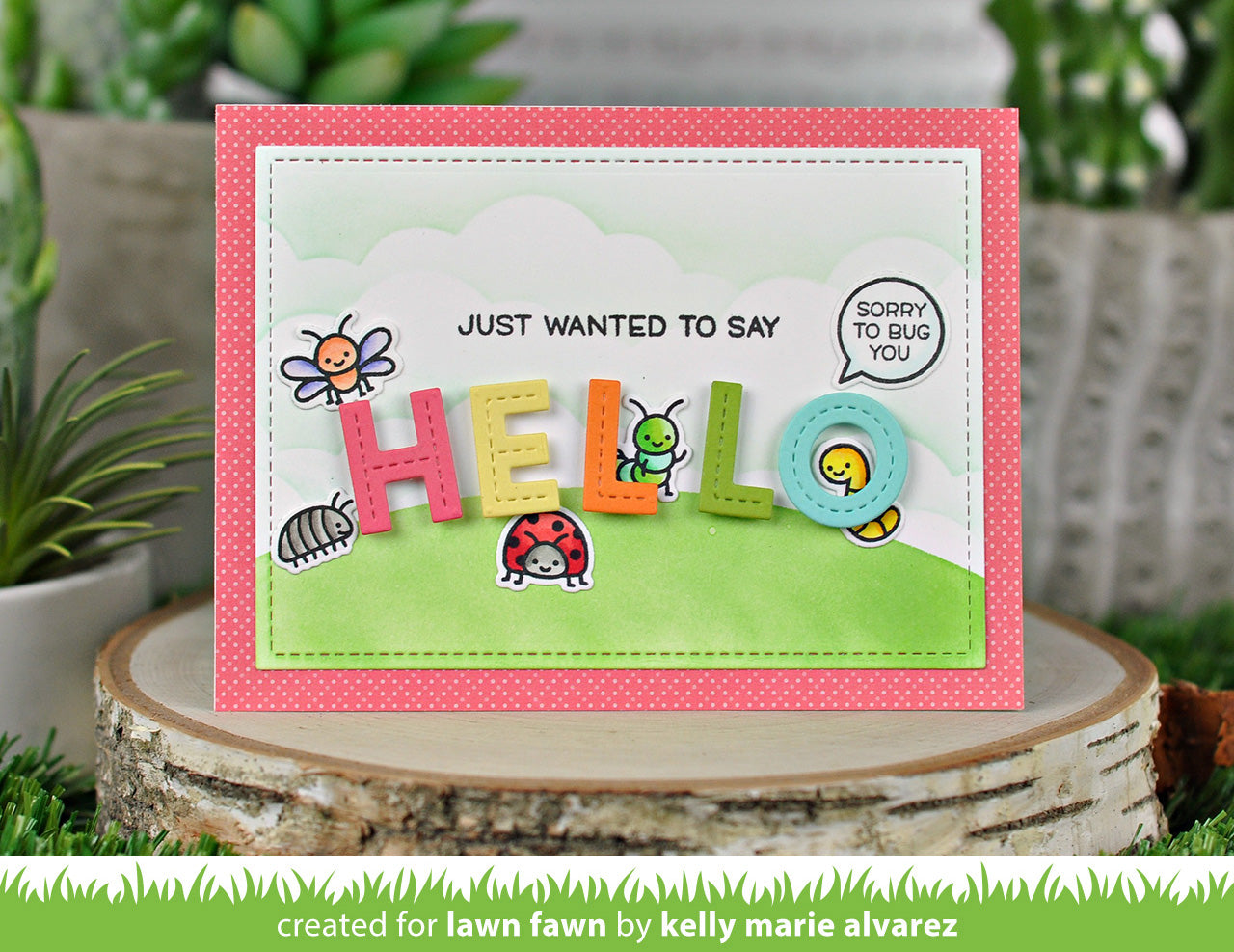 Lawn Fawn - oliver's stitched ABCs - Stanzen