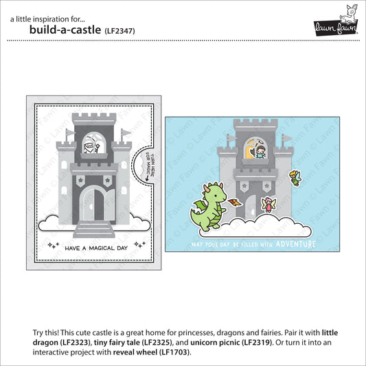 Lawn Fawn - build-a-castle - Stanzen