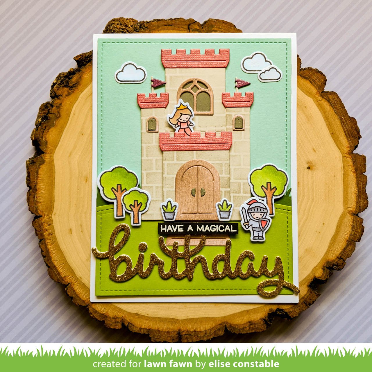 Lawn Fawn - scripty birthday - Stanzen