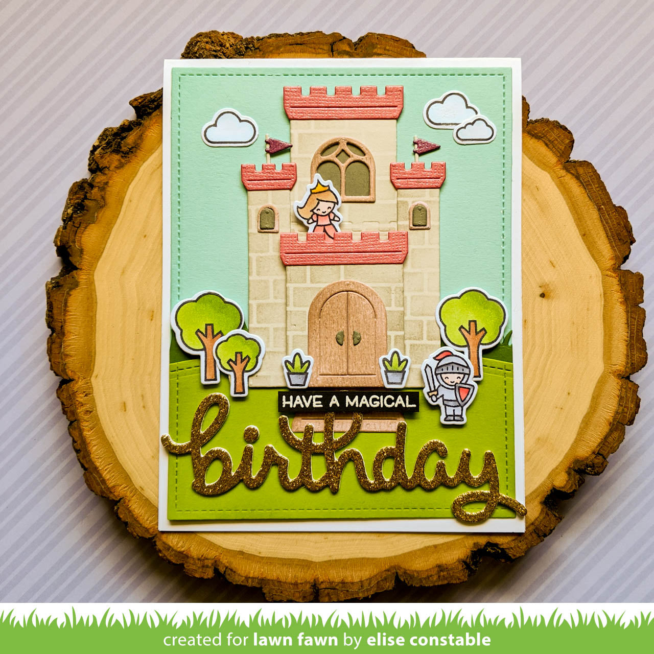 Lawn Fawn - scripty birthday - Stanzen