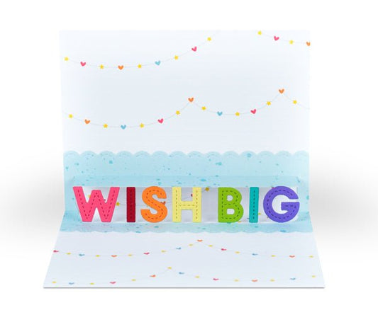 Lawn Fawn - pop-up wish big - Stanzen