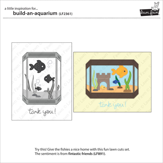 Lawn Fawn - build-an-aquarium - Stanzen