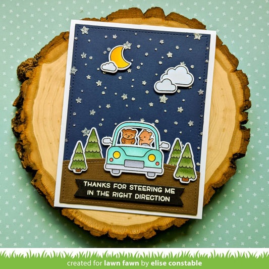 Lawn Fawn Stencil Schablone 15x15cm starry sky stencil