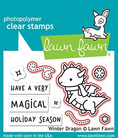 Lawn Fawn winter dragon Stanzen - Letzte Chance RETIRED bei Lawn Fawn!