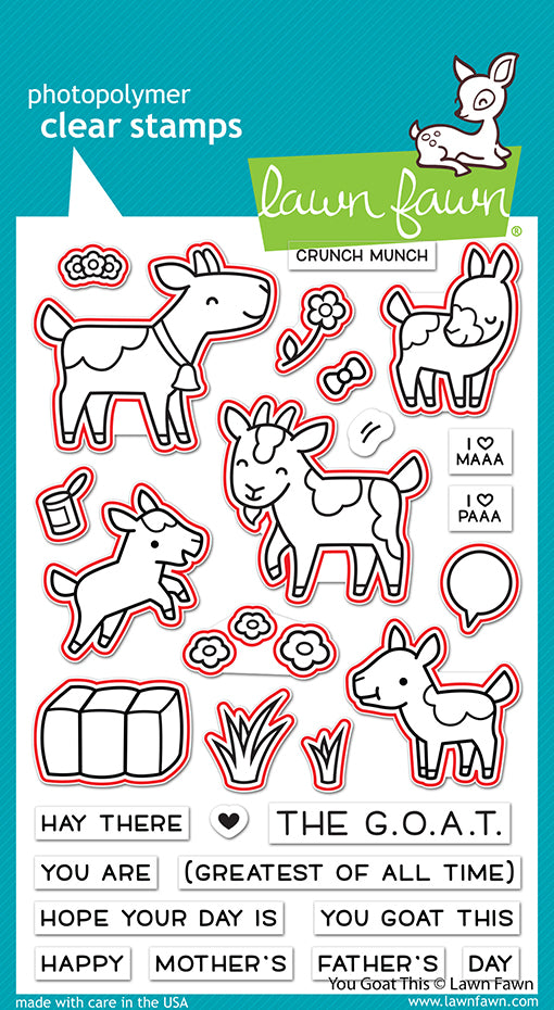 Lawn Fawn - You Goat This - Stanzen