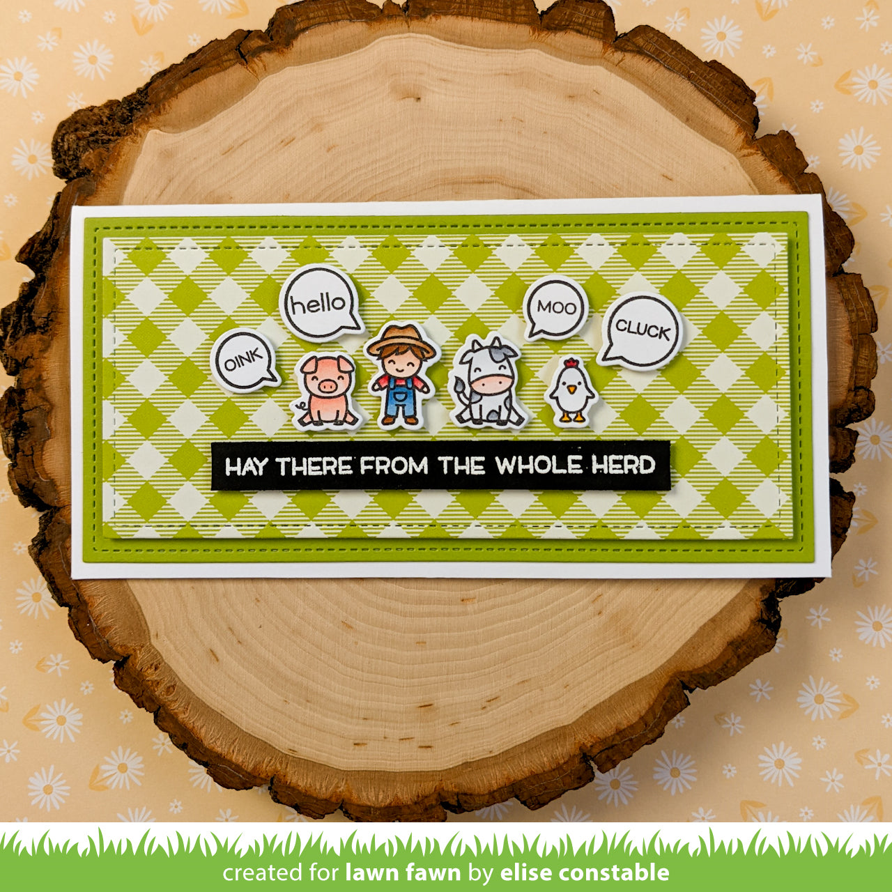 Lawn Fawn - Tiny Farm - Clear Stamps 2x3