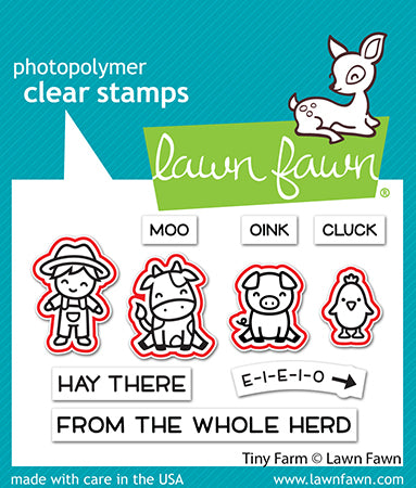 Lawn Fawn - Tiny Farm - Stanzen