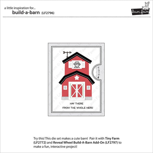 Lawn Fawn - Build-A-Barn- Stand Alone Stanze
