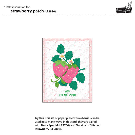 Lawn Fawn - Strawberry Patch - Stand Alone Stanze