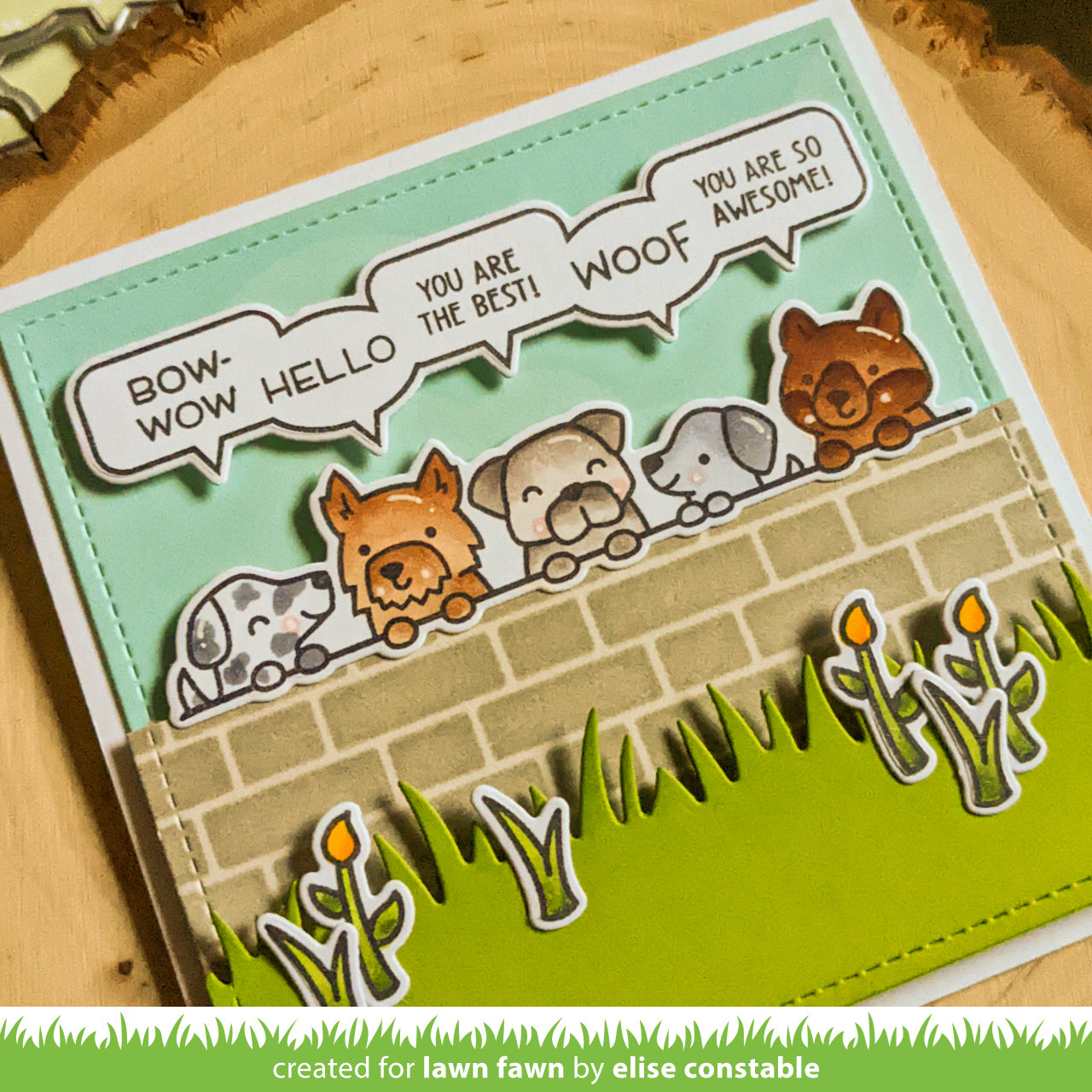Lawn Fawn - Simply celebrate Critters - Clear Stamp 4x6