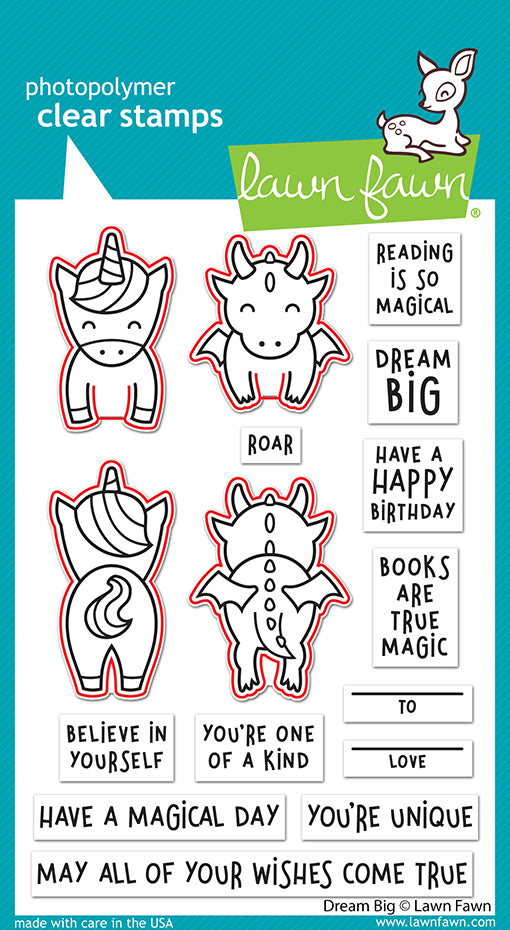 Lawn Fawn - Dream Big - Stanzen