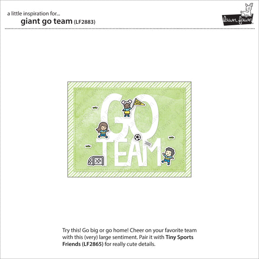 Lawn Fawn - Giant Go Team - Stand Alone Stanze