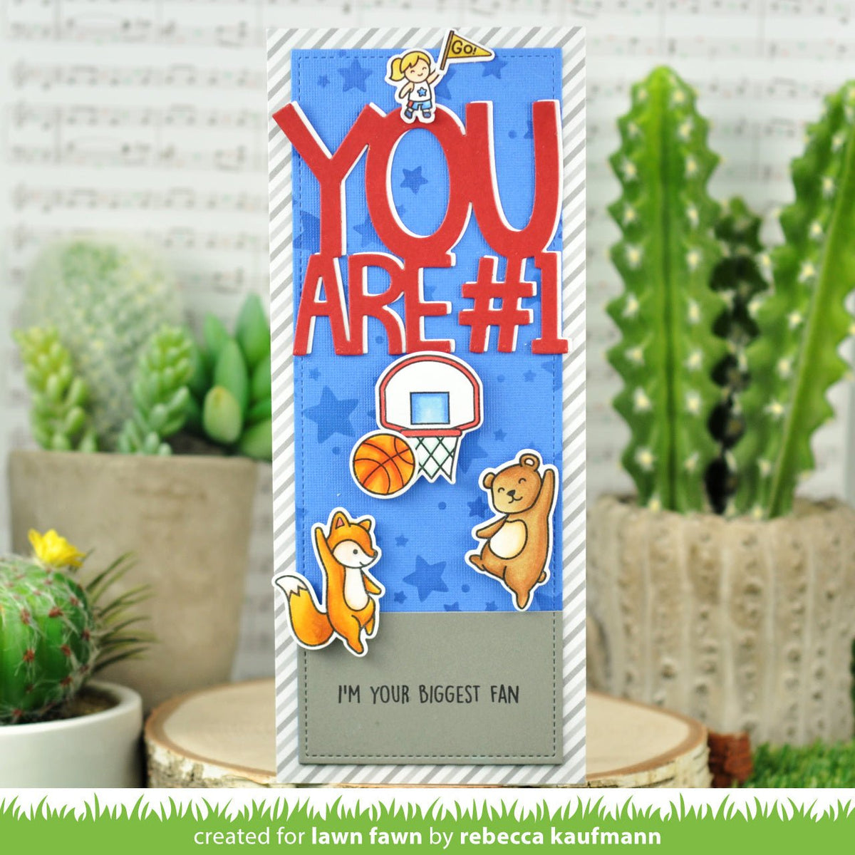 Lawn Fawn - Giant You Are #1 - Stand Alone Stanze