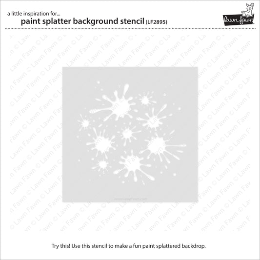 Lawn Fawn - Paint Splatter background - Stencil