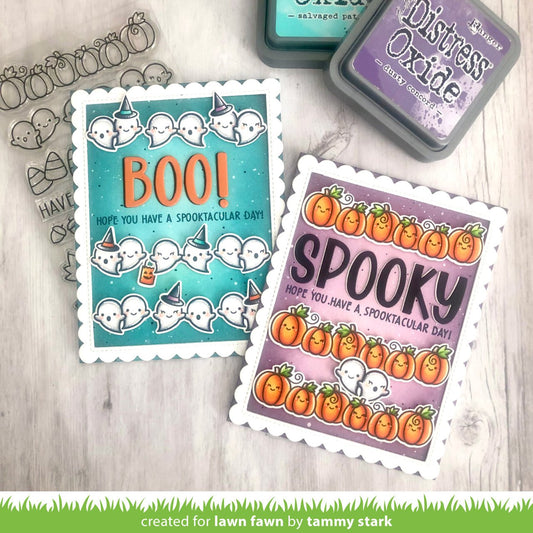 Lawn Fawn - Simply Fall Sentiments - Clear Stamps 3x4