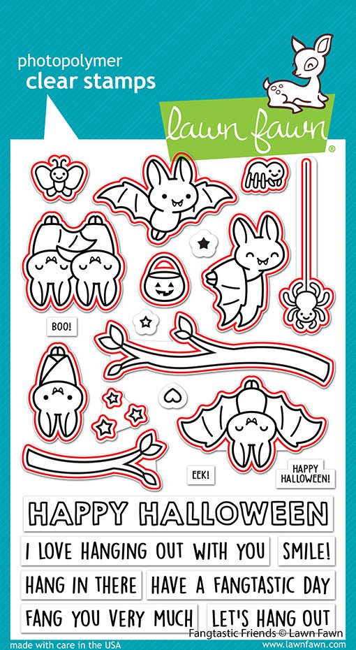 Lawn Fawn - Fangtastic Friends - Stanzen
