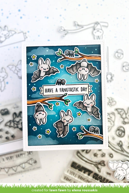 Lawn Fawn - Fangtastic Friends Add-on - Clear Stamps 3x4