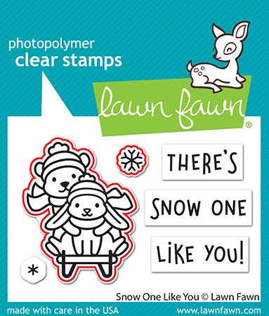 Lawn Fawn - Snow one like you - Stanzen