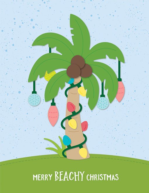Lawn Fawn - Christmas Palm Tree - Stand alone Stanzen