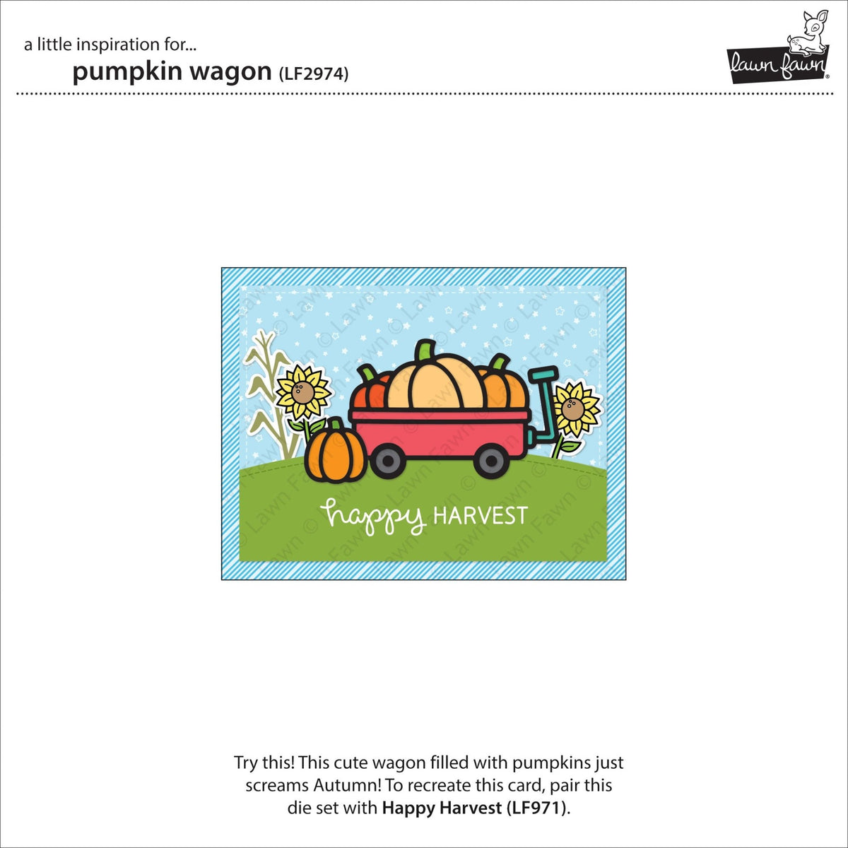 Lawn Fawn - Pumpkin Wagon - Stand alone Stanzen