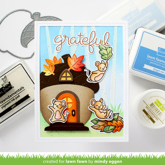 Lawn Fawn - Birch Tree - Layer Schablonen