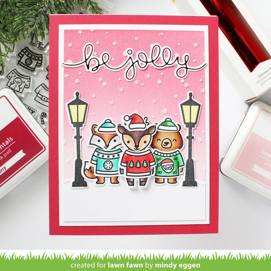 Lawn Fawn - Snow Flurries - Schablonen