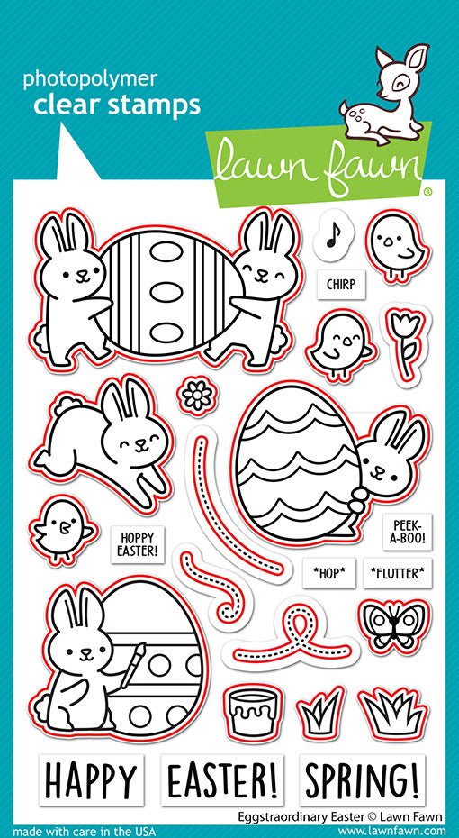 Lawn Fawn - Eggstraordinary Easter - Stanzen