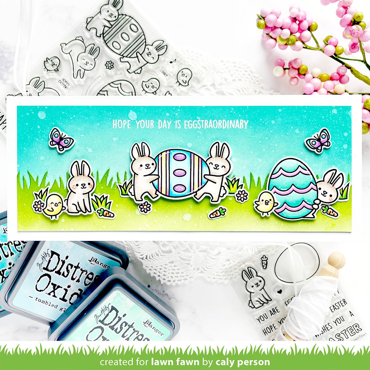 Lawn Fawn - Eggstraordinary Easter Add-on - Clear Stamp 3x4