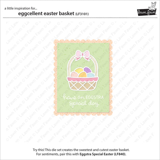 Lawn Fawn - Eggcellent Easter Basket - Stand Alone Stanze